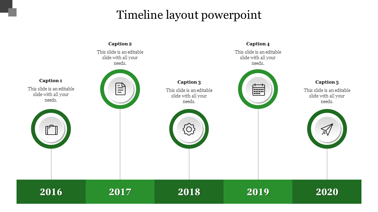 Free - Timeline Layout PowerPoint Template Presentation